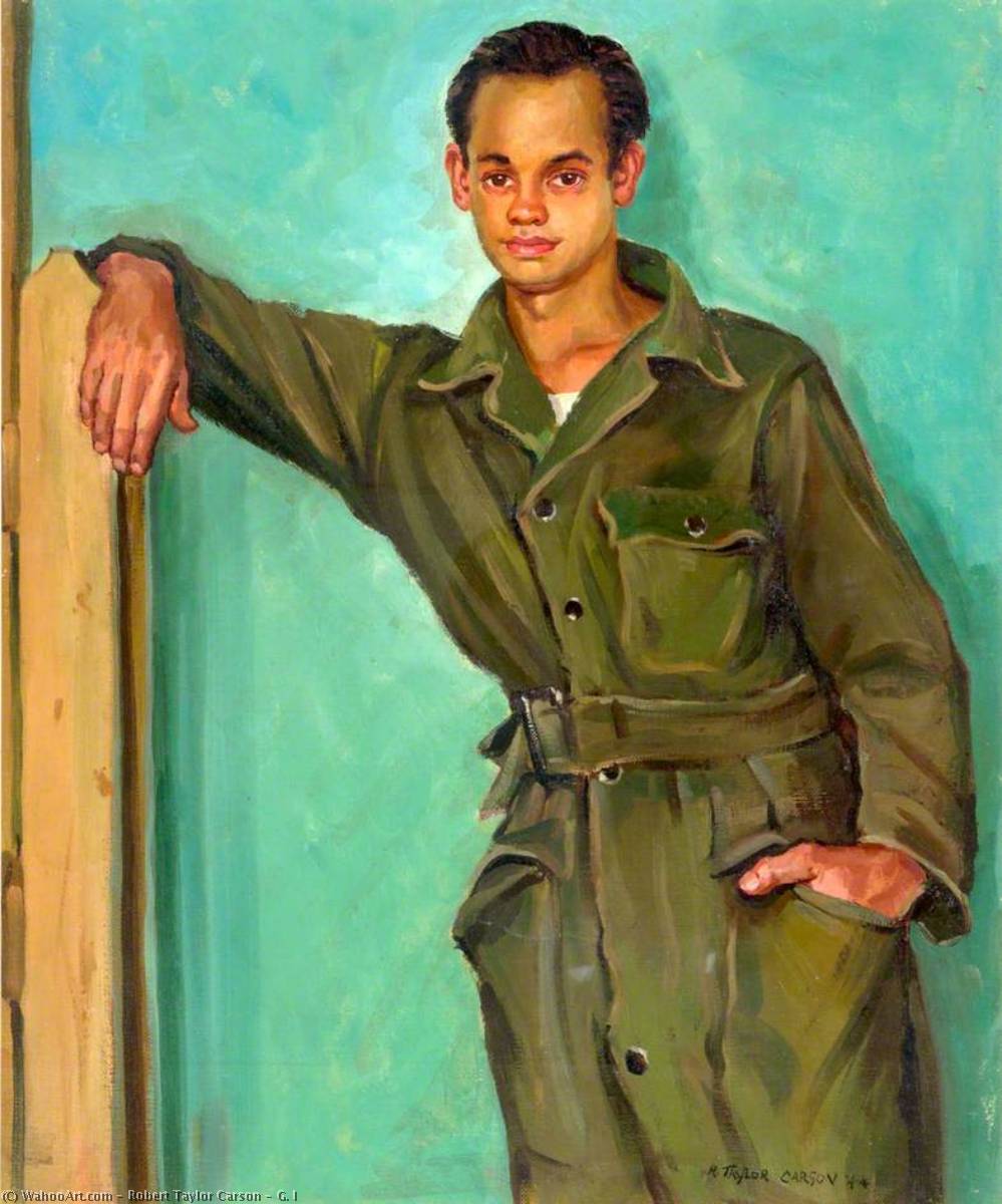 G. I, 1944 by Robert Taylor Carson Robert Taylor Carson | ArtsDot.com