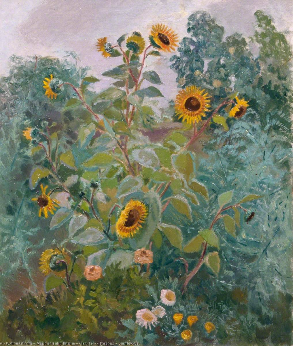 Sunflowers by Marjorie Tulip Ritchie (Trekkie) Parsons Marjorie Tulip Ritchie (Trekkie) Parsons | ArtsDot.com