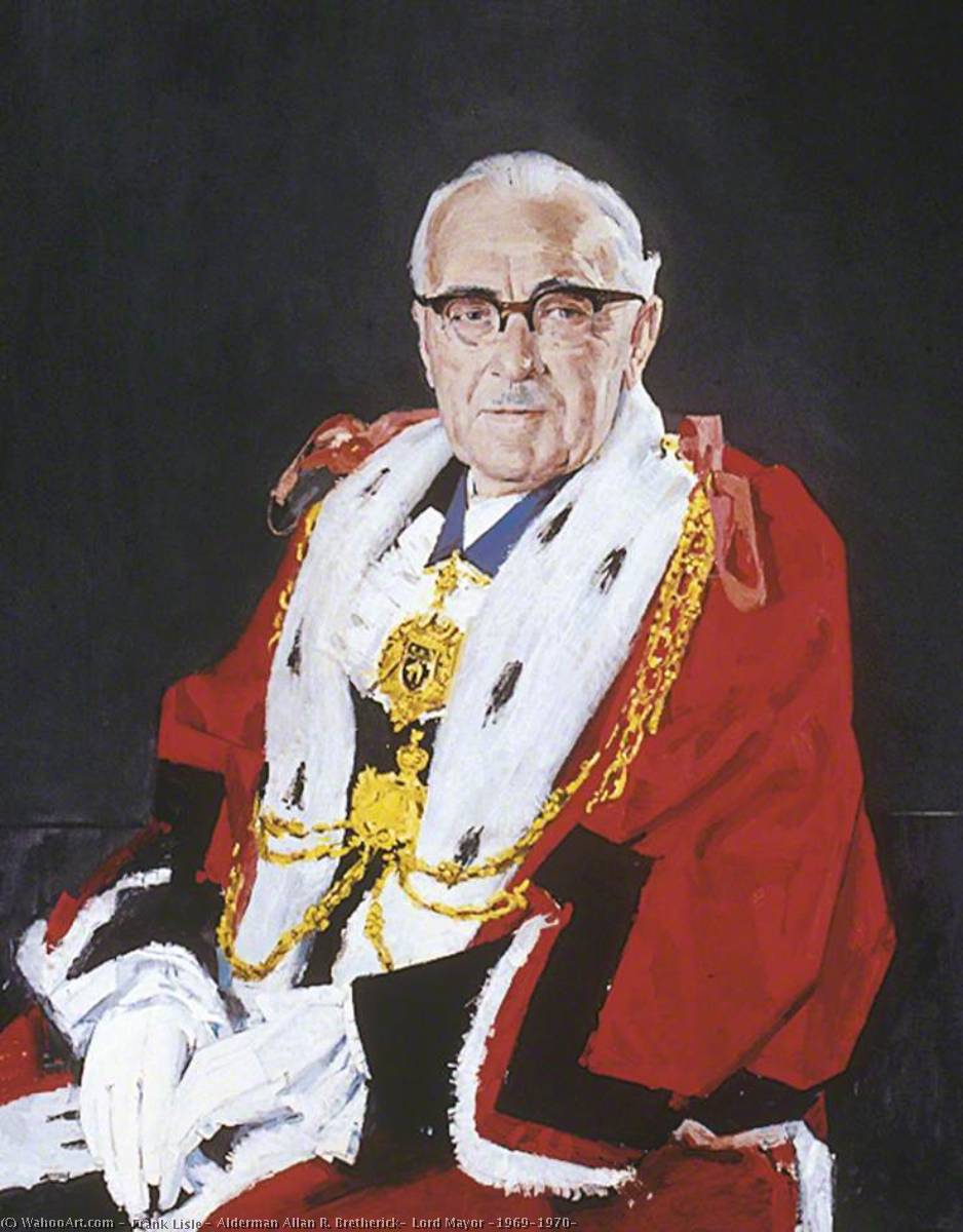Alderman Allan R. Bretherick, Lord Mayor (1969–1970) by Frank Lisle Frank Lisle | ArtsDot.com