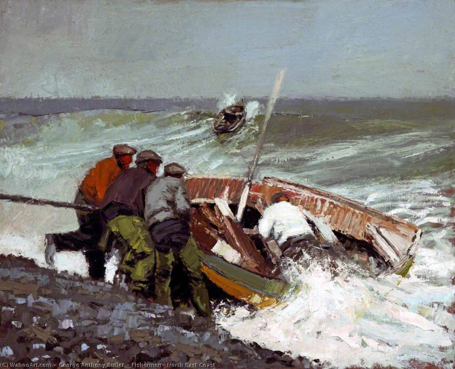 Fishermen, North East Coast by George Anthony Butler George Anthony Butler | ArtsDot.com