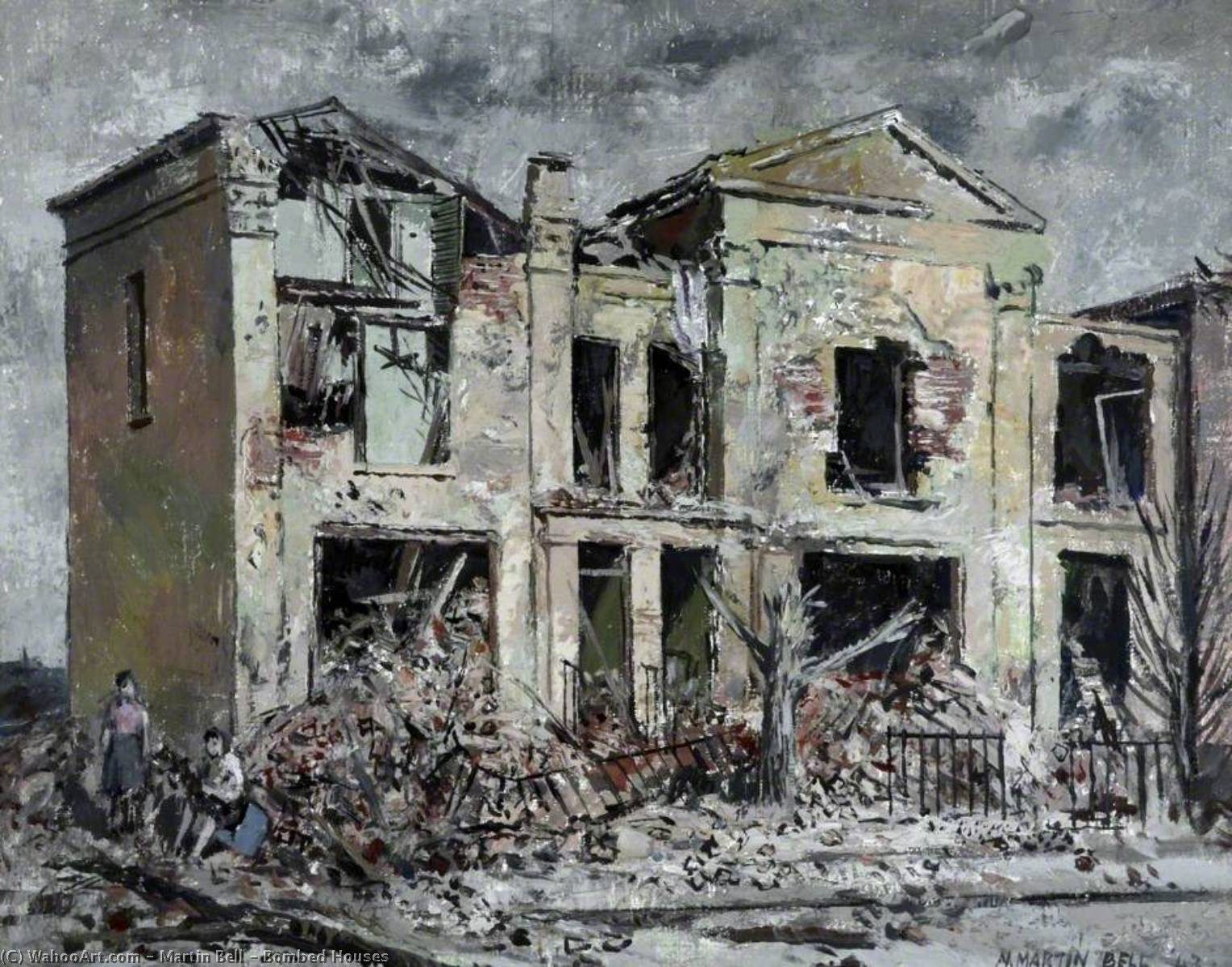 Bombed Houses, 1943 by Martin Bell Martin Bell | ArtsDot.com