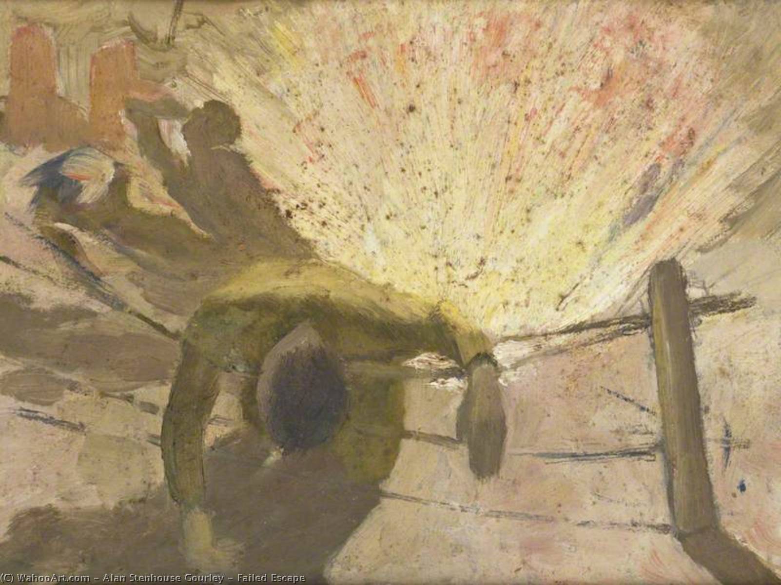 Failed Escape, 1943 by Alan Stenhouse Gourley Alan Stenhouse Gourley | ArtsDot.com