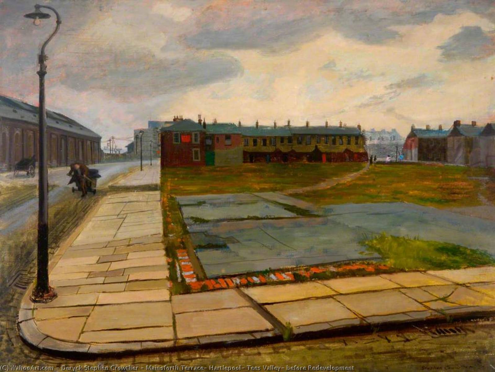 Mainsforth Terrace, Hartlepool, Tees Valley, before Redevelopment by Deryck Stephen Crowther Deryck Stephen Crowther | ArtsDot.com