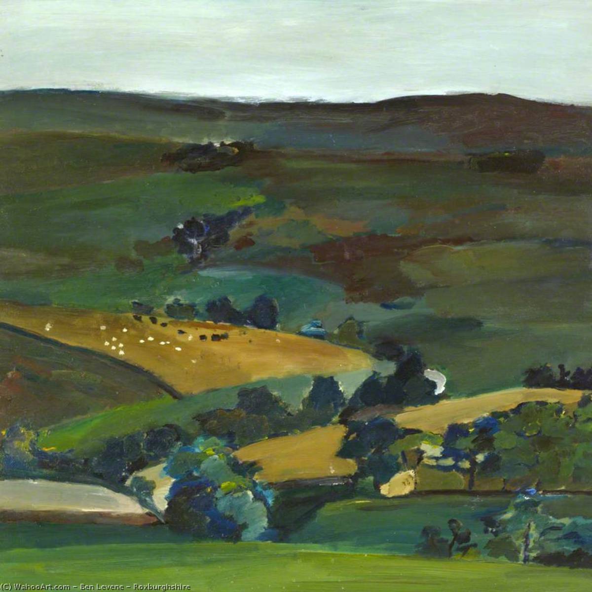 Roxburghshire by Ben Levene (1938-2010) Ben Levene | ArtsDot.com