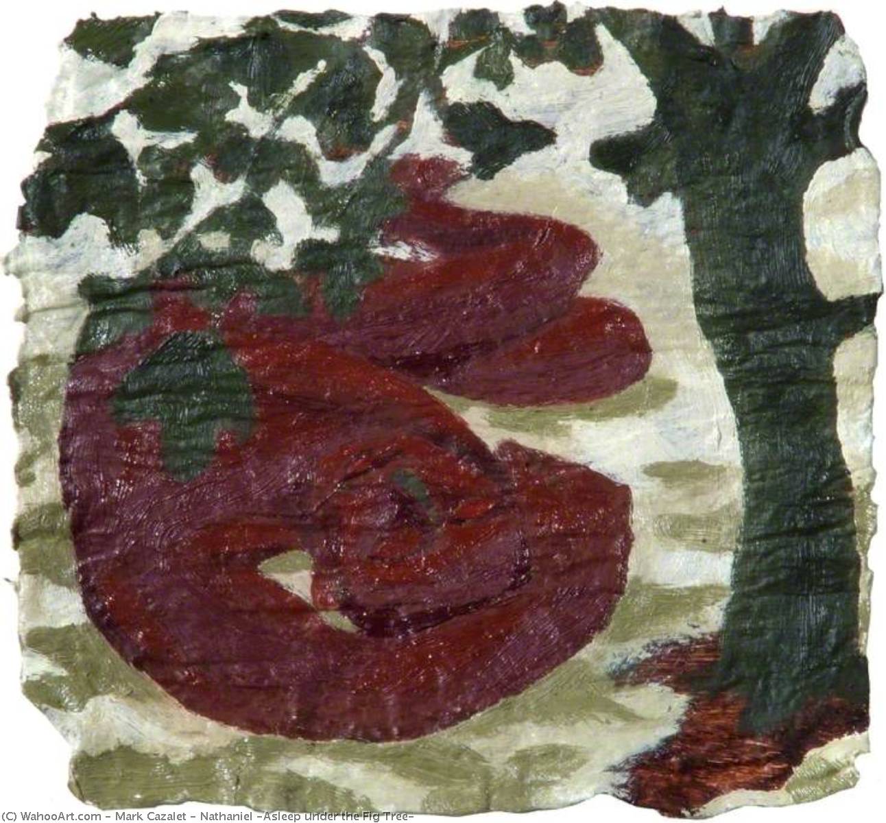 Nathaniel (Asleep sotto l`albero di Fig), 1993 di Mark Cazalet Mark Cazalet | ArtsDot.com