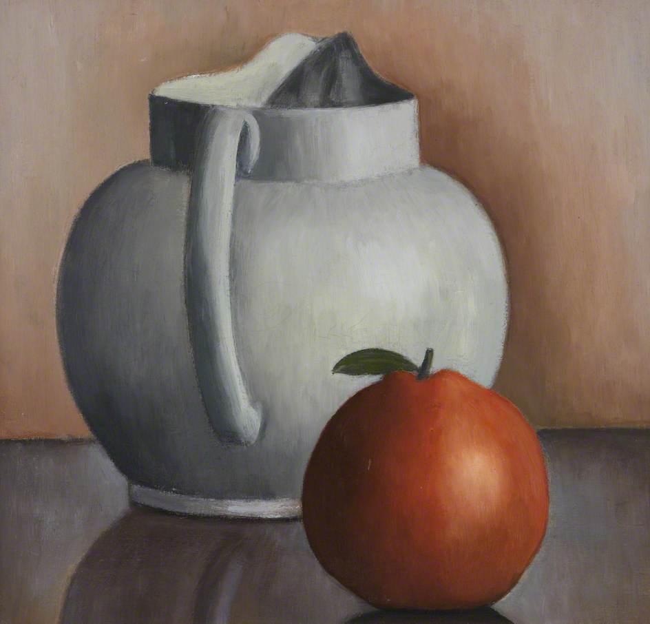 White Jug and Orange, 1994 by Ruth Addinall Ruth Addinall | ArtsDot.com
