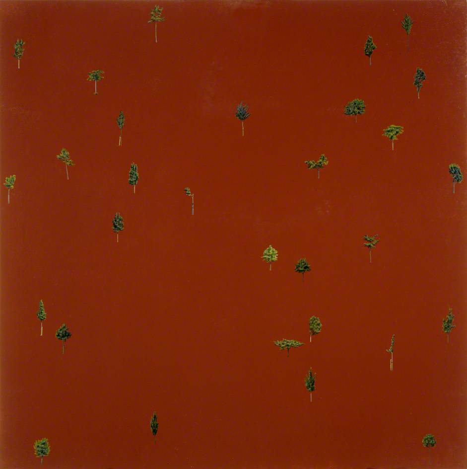 Untitled Red Landscape Painting, 1998 by Blaise Drummond Blaise Drummond | ArtsDot.com