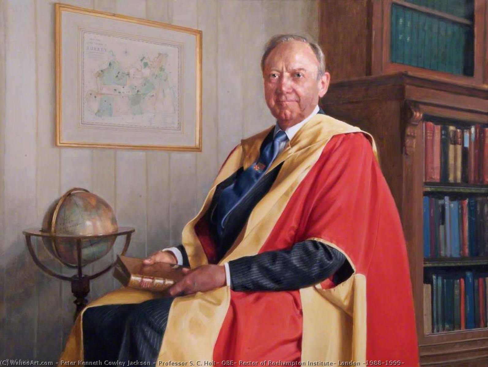 Professor S. C. Holt, OBE, Rector of Roehampton Institute, London (1988–1999) by Peter Kenneth Cowley Jackson Peter Kenneth Cowley Jackson | ArtsDot.com