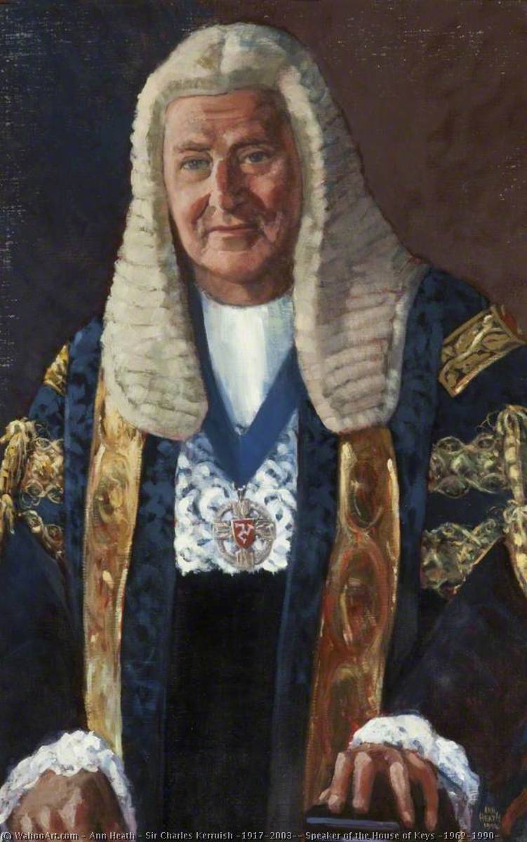 Sir Charles Kerruish (1917-2003), relatore della Camera delle chiavi (1962-1990) di Ann Heath Ann Heath | ArtsDot.com