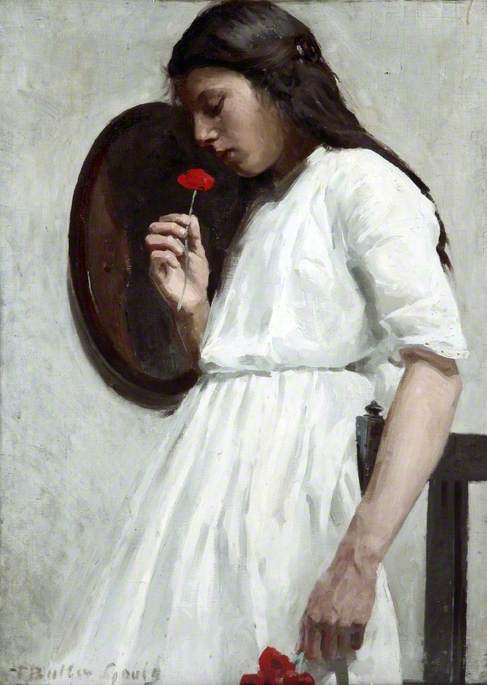 Poppy Red (The Mirror) by Theobald Butler Gould Theobald Butler Gould | ArtsDot.com
