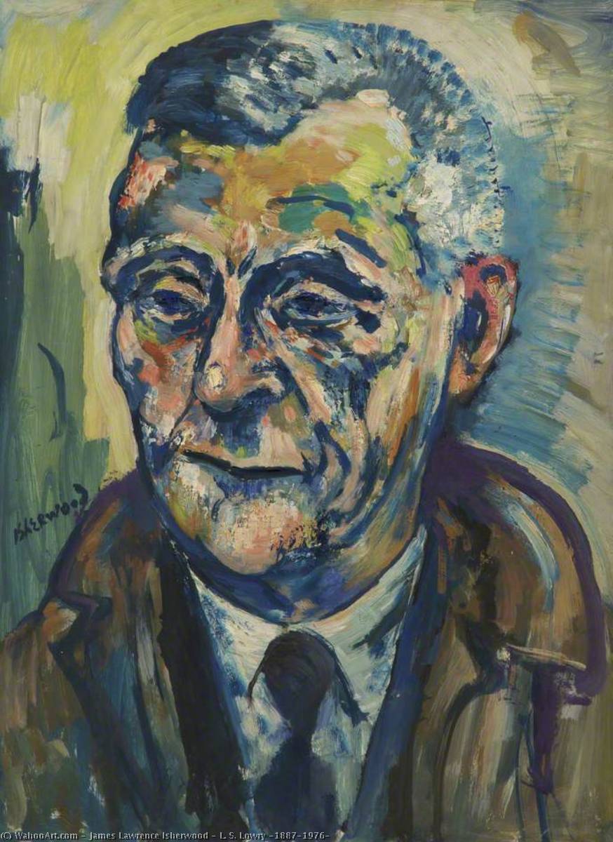 L. S. Lowry (1887–1976) by James Lawrence Isherwood (1917-1989) James Lawrence Isherwood | ArtsDot.com
