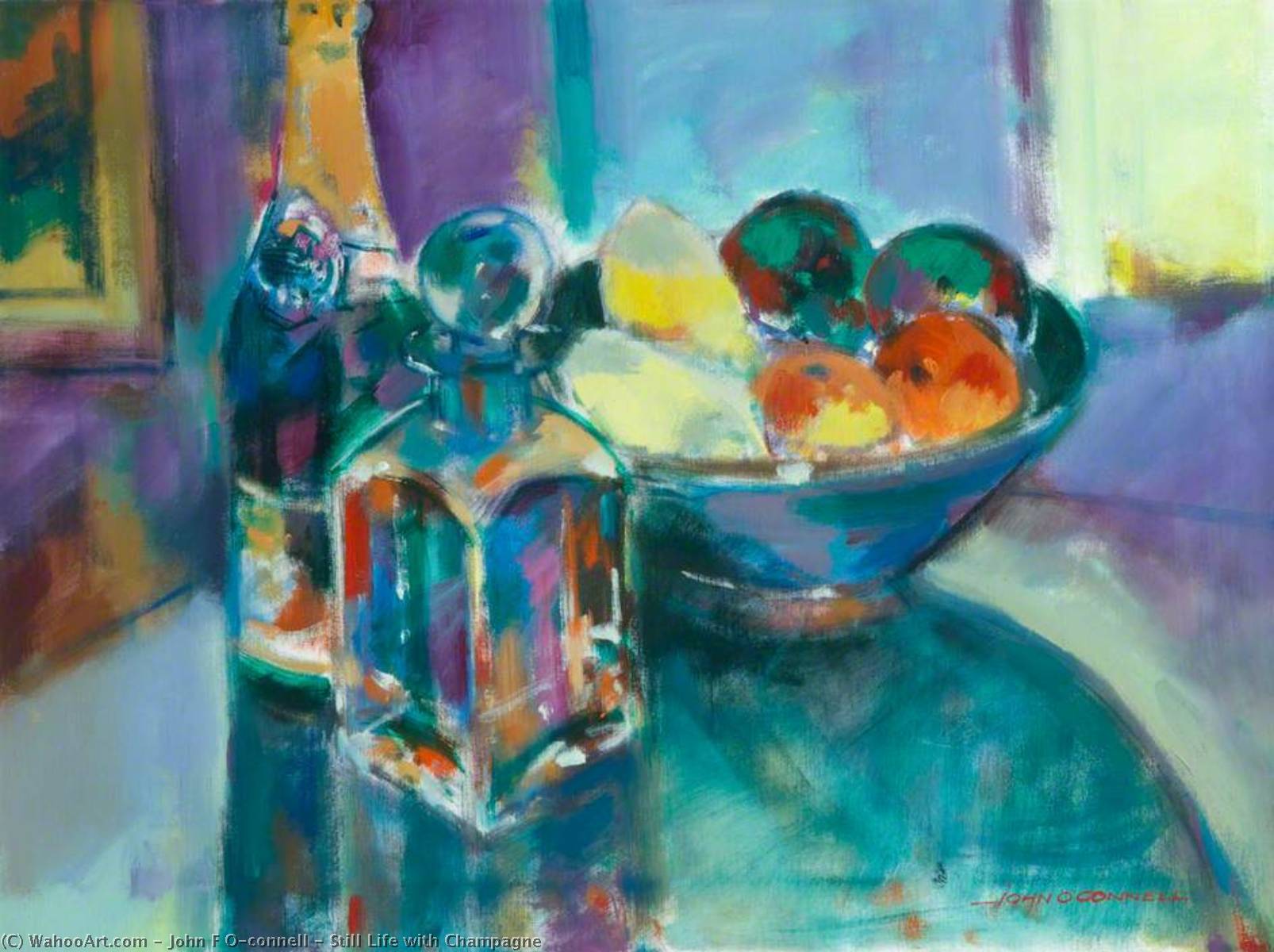 Still Life with Champagne by John F O'connell John F O'connell | ArtsDot.com
