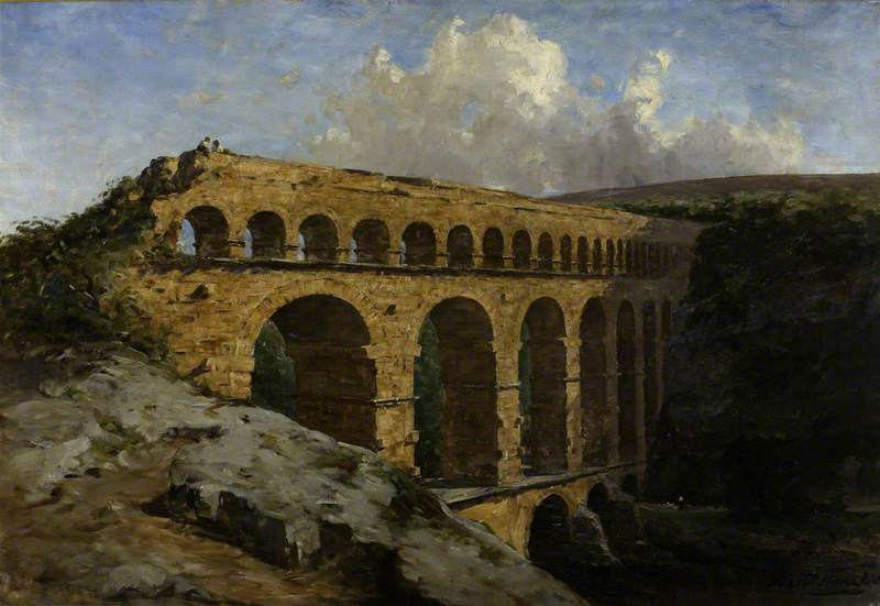 The Pont du Gard by Nathaniel Hone Ii Nathaniel Hone Ii | ArtsDot.com