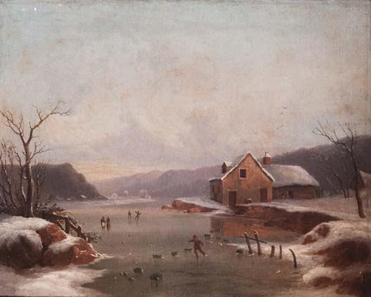 Order Oil Painting Replica View of the Hudson from Tarrytown Heights, (painting) by Joseph H Hidley (1830-1872) | ArtsDot.com