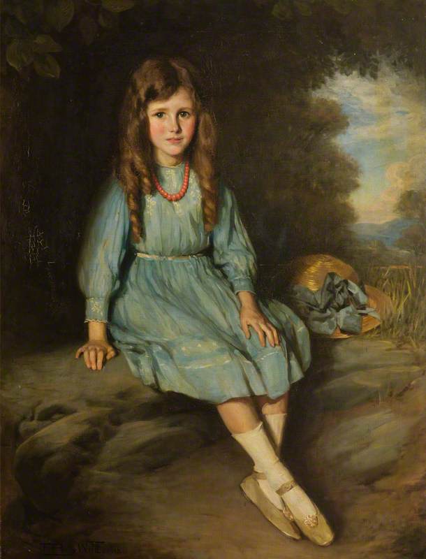 Portrait of a Young Girl, 1912 by Frank Percy Wild Frank Percy Wild | ArtsDot.com