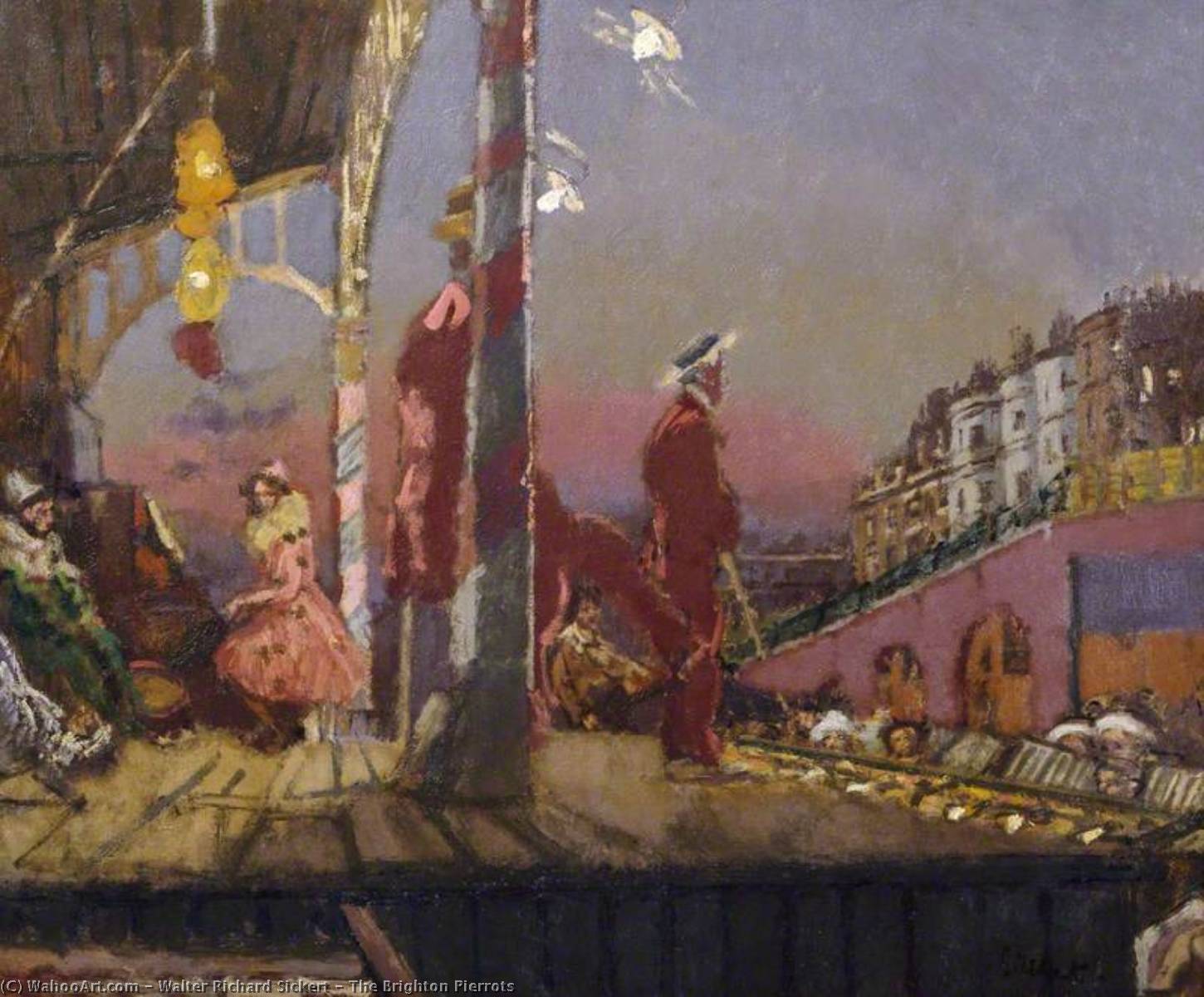 Order Artwork Replica The Brighton Pierrots, 1915 by Walter Richard Sickert (1860-1942, Germany) | ArtsDot.com
