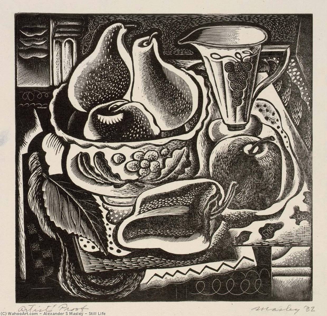 Still Life, 1932 by Alexander S Masley Alexander S Masley | ArtsDot.com