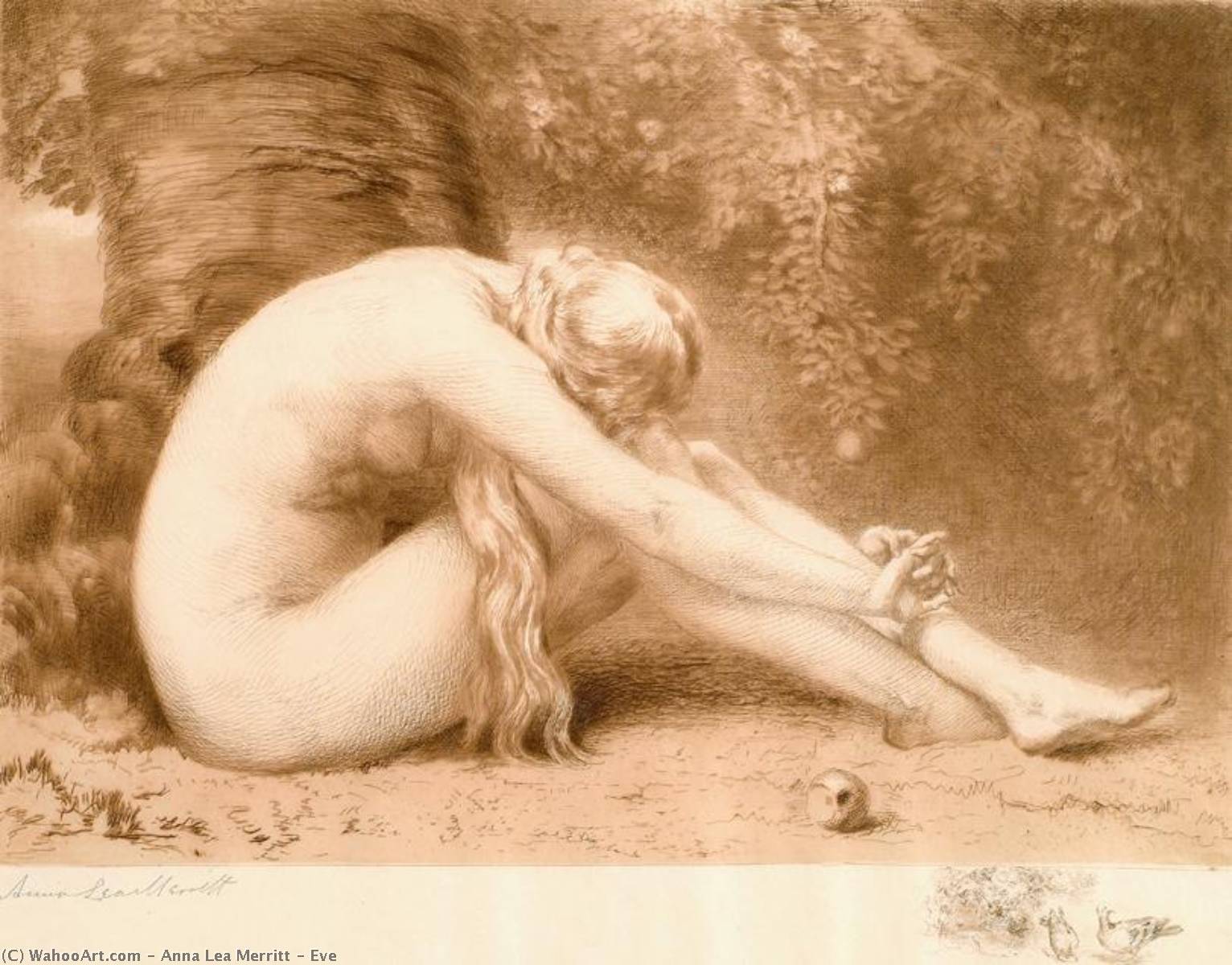 Ordinare Riproduzioni Di Quadri Eva, 1887 di Anna Lea Merritt (1844-1930, United States) | ArtsDot.com