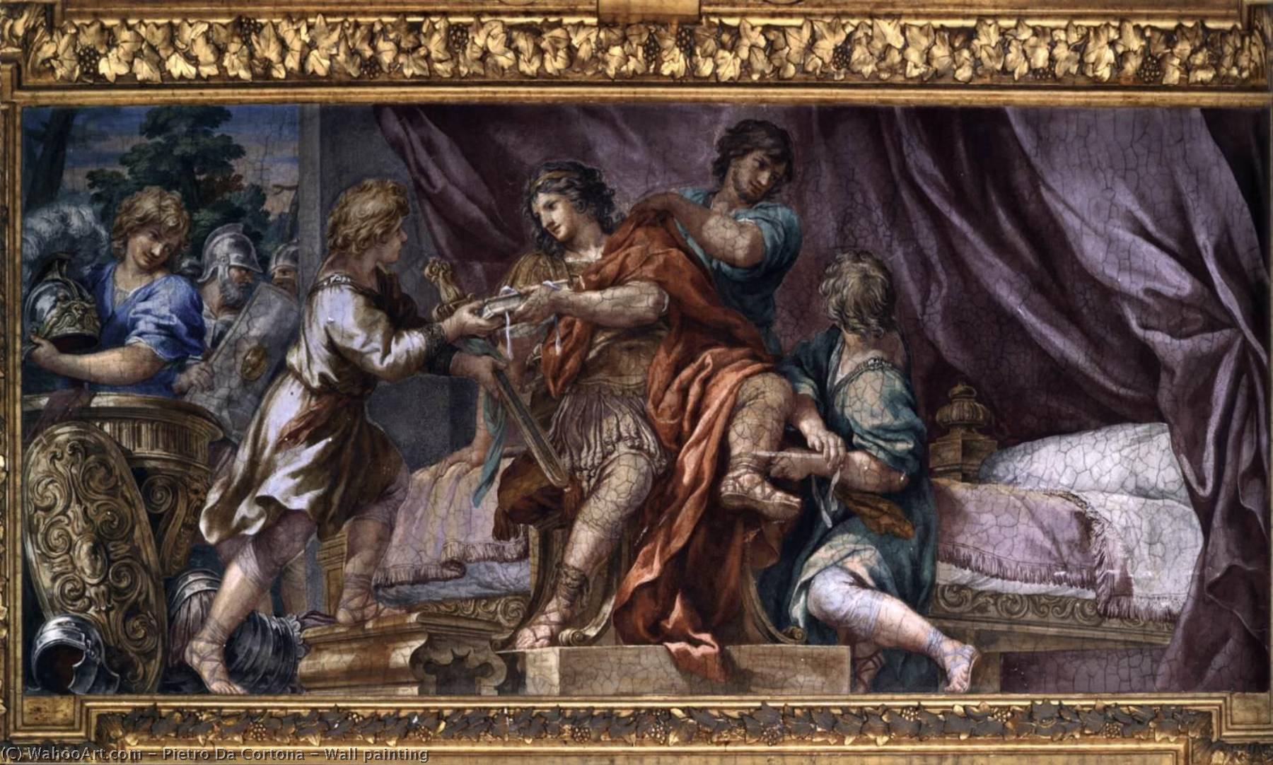 顺序 藝術再現 挂图。, 1642 通过 Pietro Da Cortona (1596-1669, Italy) | ArtsDot.com