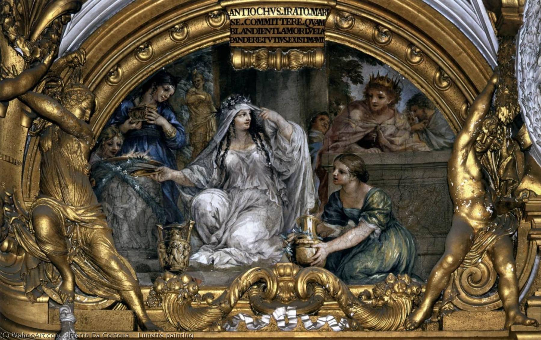 Получить Репродукции Произведений Искусства Лунеттская живопись, 1642 по Pietro Da Cortona (1596-1669, Italy) | ArtsDot.com