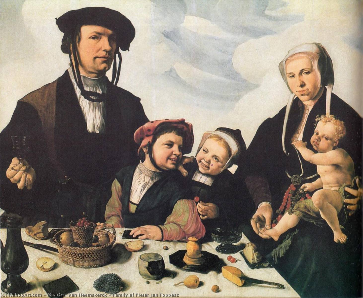 Comprar Reproducciones De Arte Del Museo Familia de Pieter Jan Foppesz, 1530 de Maarten Van Heemskerck | ArtsDot.com