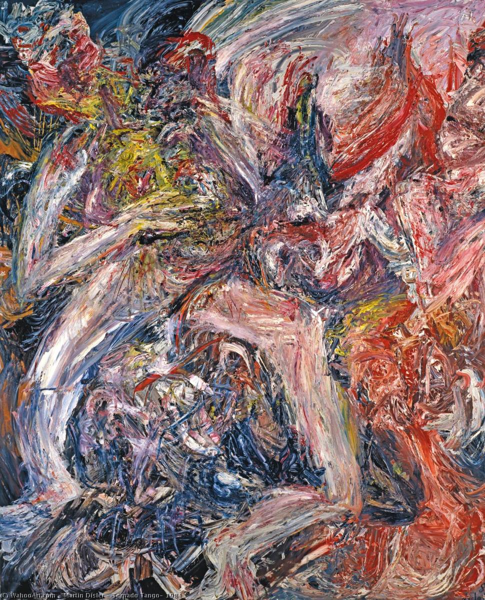 Buy Museum Art Reproductions Tornado Tango, 1984 by Martin Disler (Inspired By) (1949-1996) | ArtsDot.com