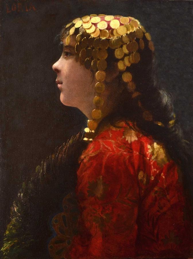 The Golden Headdress by Vincenzo Loria Vincenzo Loria | ArtsDot.com