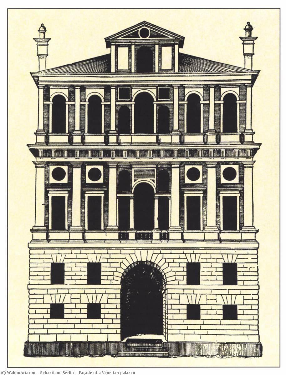 Façade of a Venetian palazzo, 1537 by Sebastiano Serlio Sebastiano Serlio | ArtsDot.com