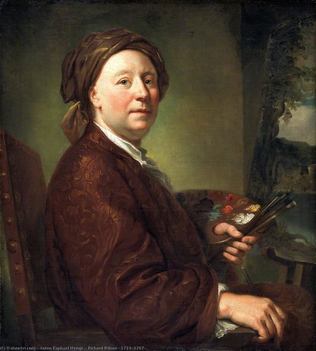 Order Oil Painting Replica Richard Wilson (1714–1787), 1752 by Anton Raphael Mengs (1728-1779, Czech Republic) | ArtsDot.com