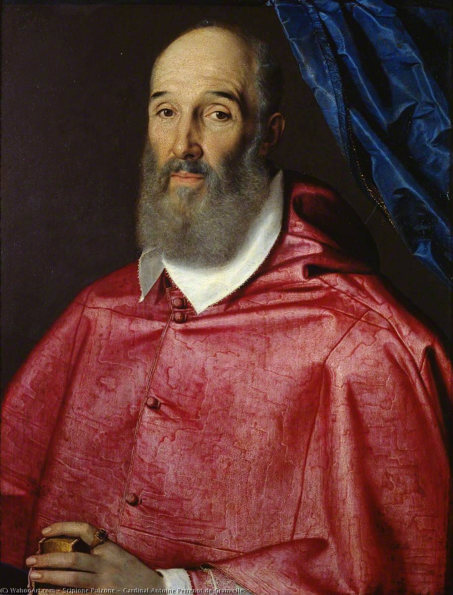 顺序 油畫 Cardinal Antoine Perrenot de Granvelle, 1576 通过 Scipione Pulzone (1550-1598, Italy) | ArtsDot.com