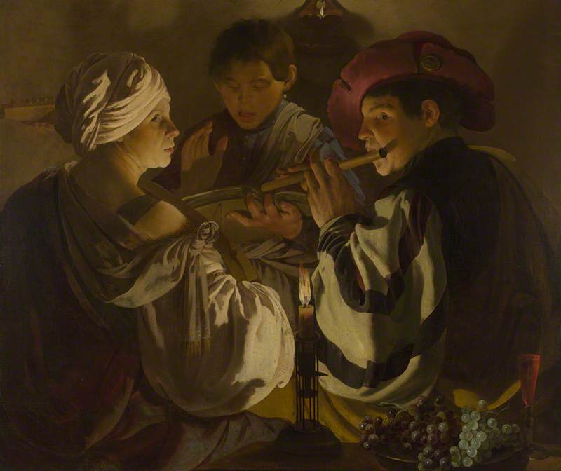 Order Oil Painting Replica The Concert, 1626 by Hendrick Terbrugghen (1627-1629, Netherlands) | ArtsDot.com