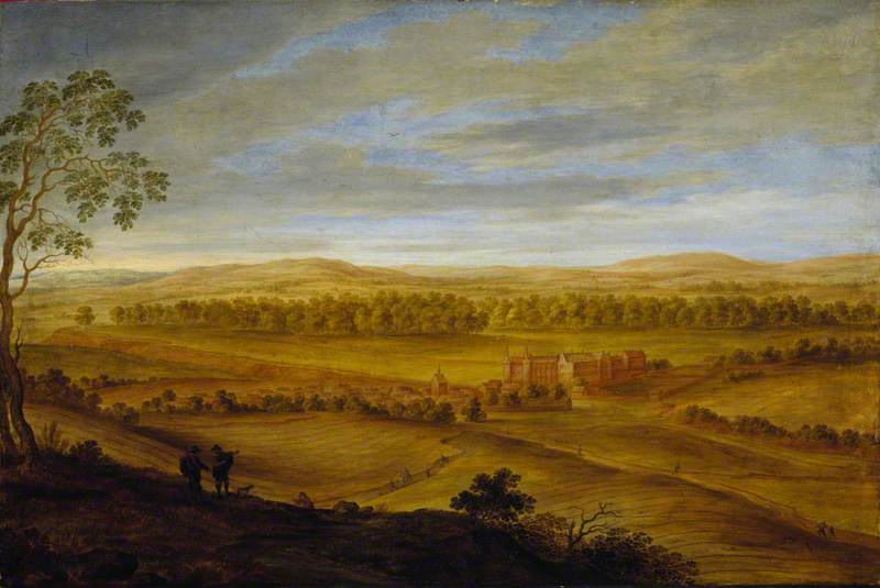 Buy Museum Art Reproductions Falkland Palace and the Howe of Fife, 1639 by Alexander Keirincx | ArtsDot.com