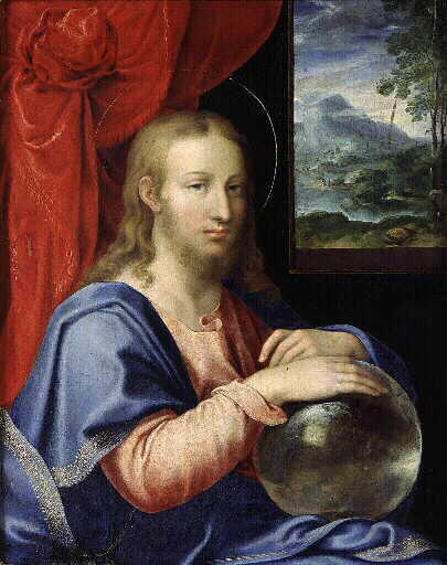 Order Paintings Reproductions Le Christ sauveur du monde by Bartholomeus Spranger (1546-1611) | ArtsDot.com
