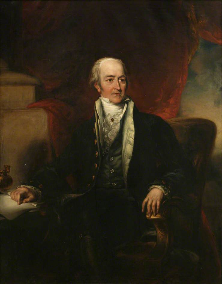 Order Oil Painting Replica The Right Honourable Lord de Dunstanville (1757–1835) by John Bryant Lane (1788-1868) | ArtsDot.com