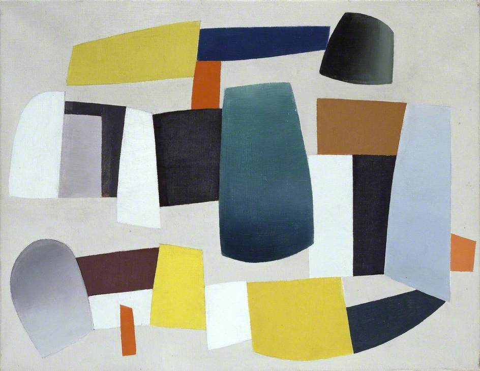 Kauf Museum Kunstreproduktionen Zusammenfassung Zusammensetzung (Zusammensetzung abstraite), 1934 von Jean Hélion (Inspiriert von) (1904-1987) | ArtsDot.com
