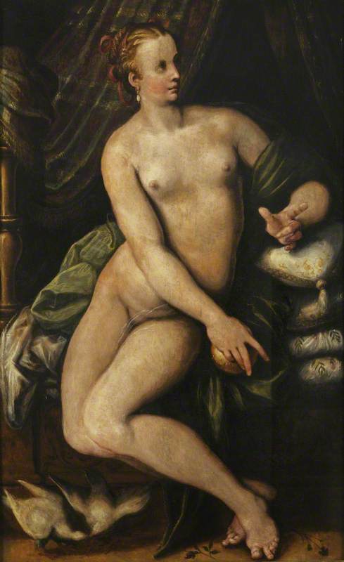 Buy Museum Art Reproductions Venus Seated by Niccolo Dell' Abate (1509-1571) | ArtsDot.com