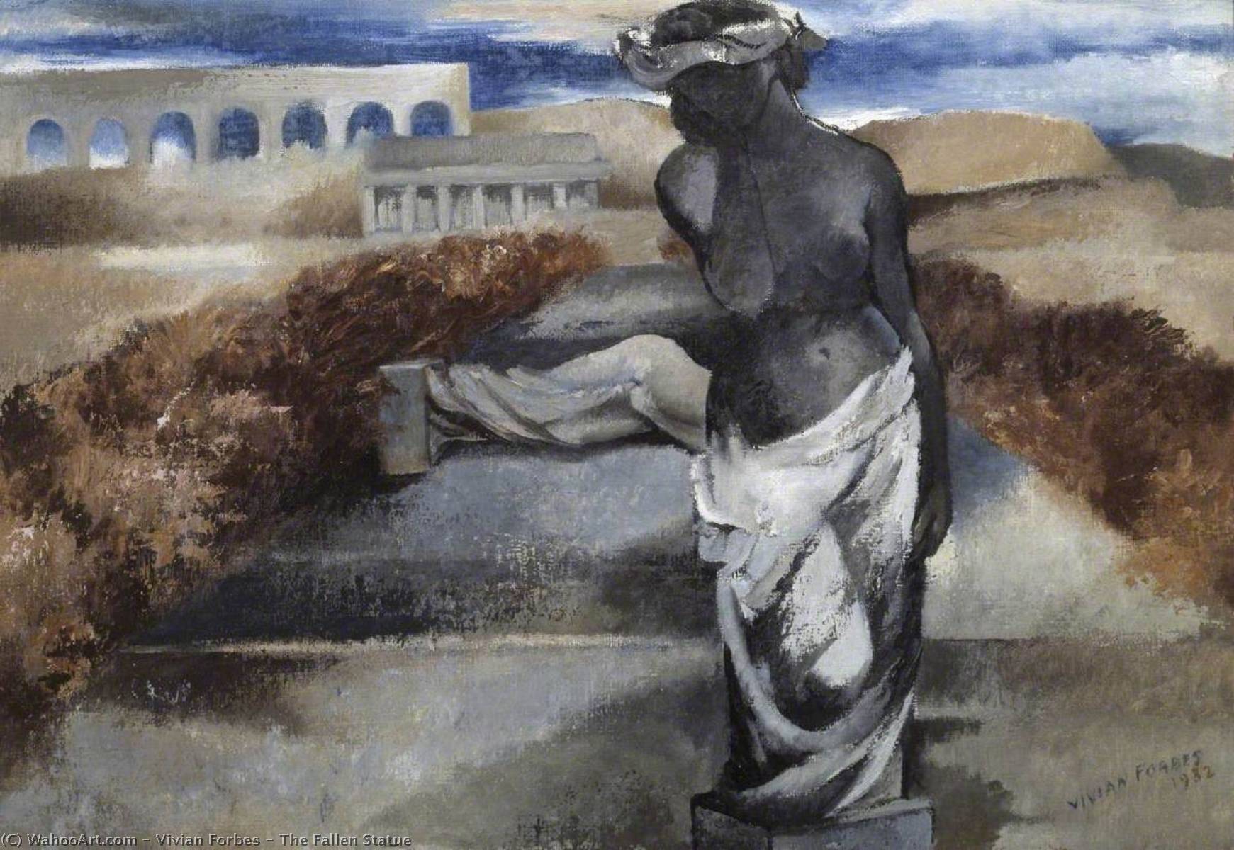 Order Artwork Replica The Fallen Statue, 1932 by Vivian Forbes (1891-1937) | ArtsDot.com