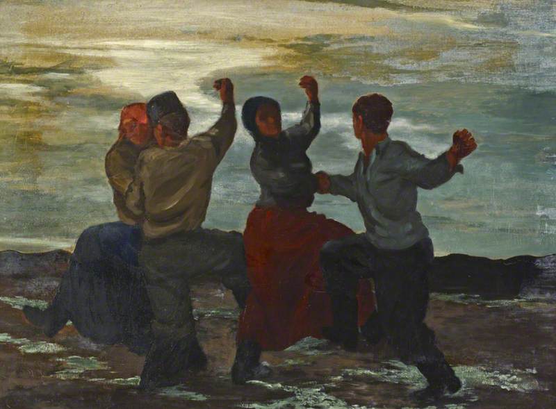 Buy Museum Art Reproductions Peasants Dancing by Vivian Forbes (1891-1937) | ArtsDot.com