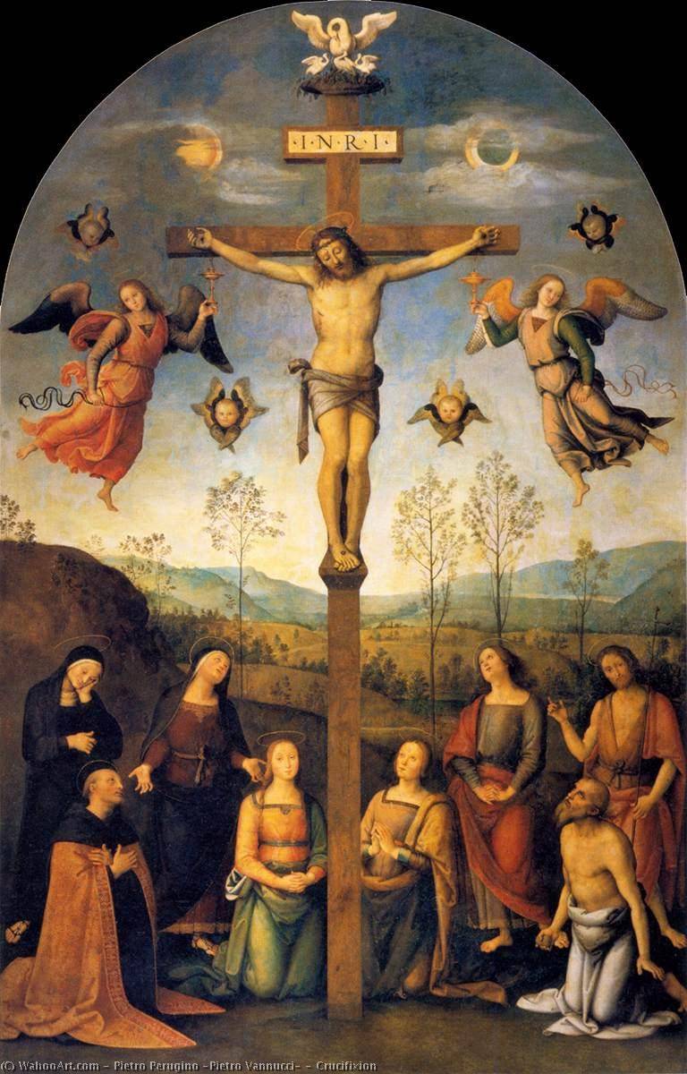 Order Oil Painting Replica Crucifixion, 1503 by Pietro Perugino (Pietro Vannucci) (1446-1523) | ArtsDot.com