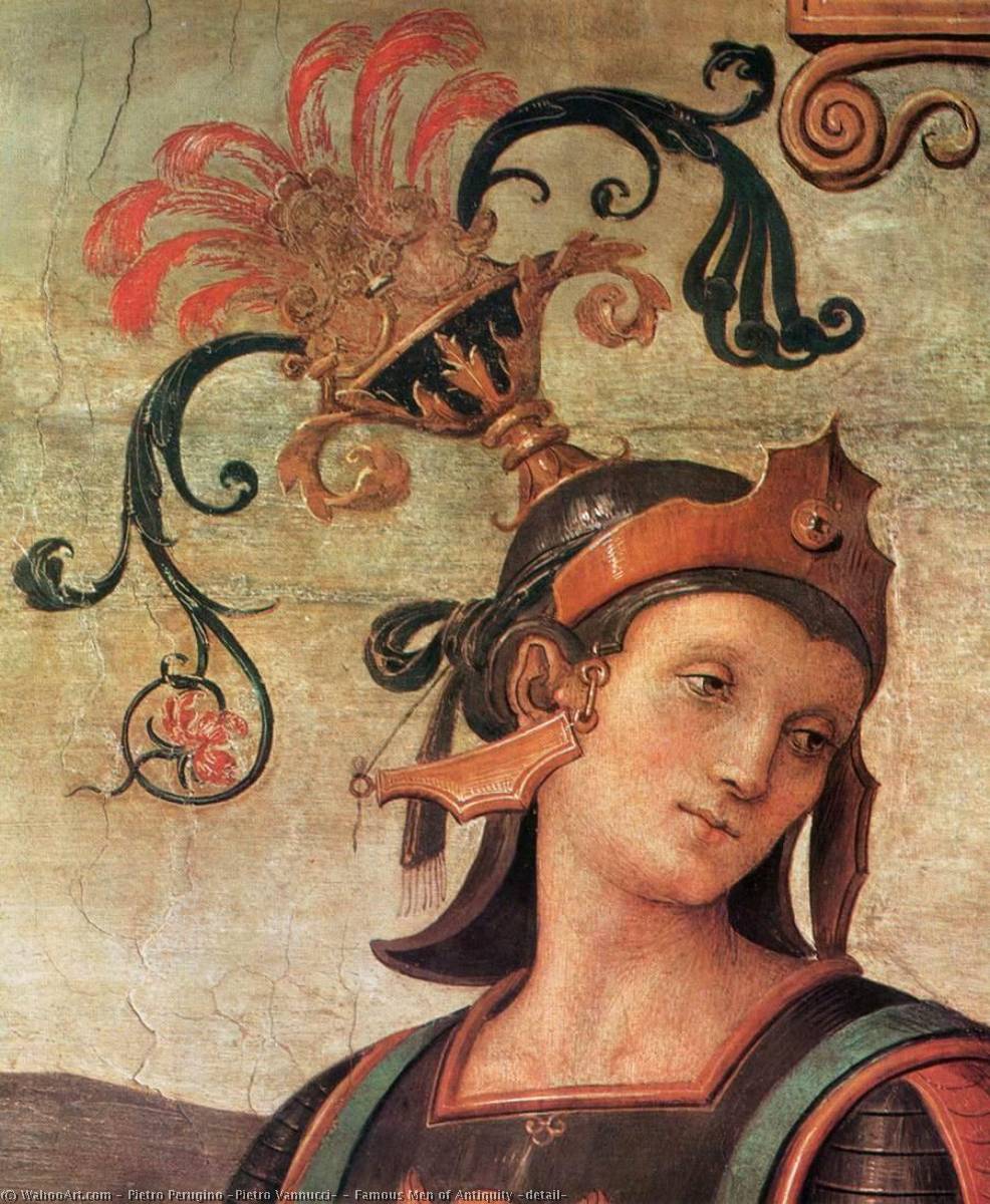 Order Art Reproductions Famous Men of Antiquity (detail), 1500 by Pietro Perugino (Pietro Vannucci) (1446-1523) | ArtsDot.com