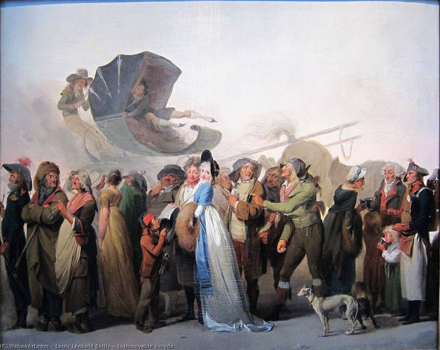 Buy Museum Art Reproductions L`incroyable parade, 1797 by Louis Léopold Boilly (1761-1845, France) | ArtsDot.com