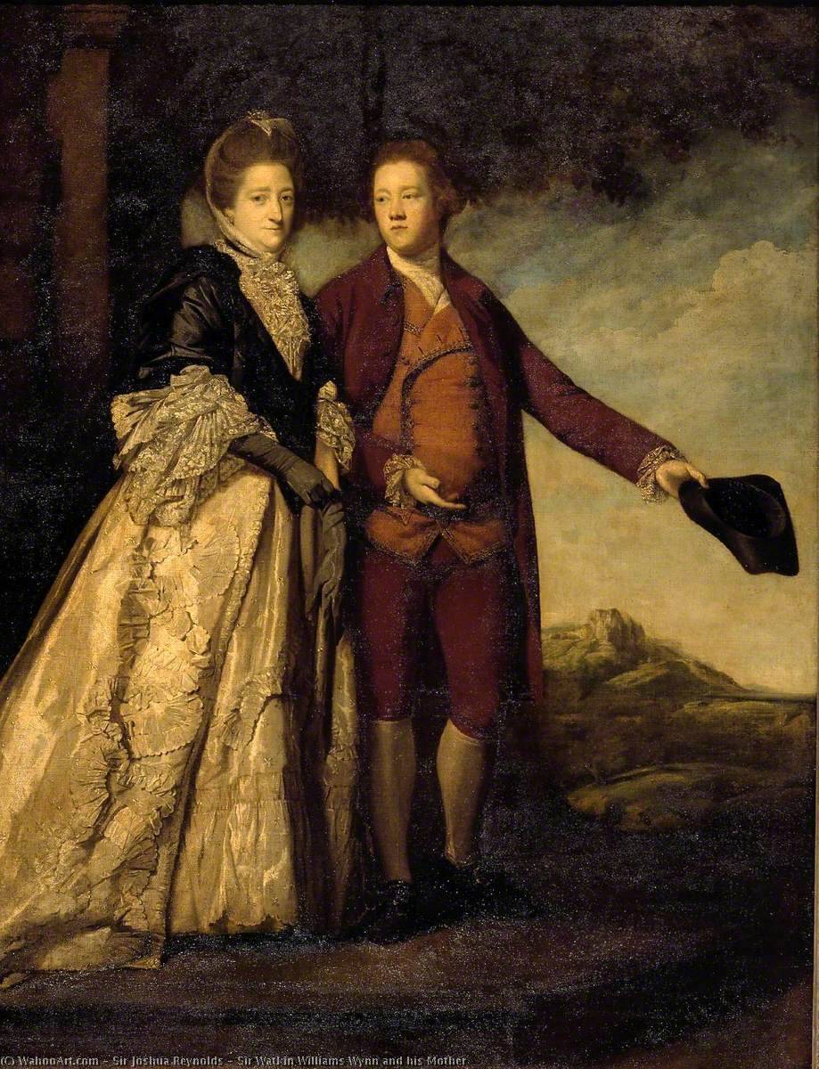 Order Oil Painting Replica Sir Watkin Williams Wynn and his Mother by Joshua Reynolds | ArtsDot.com