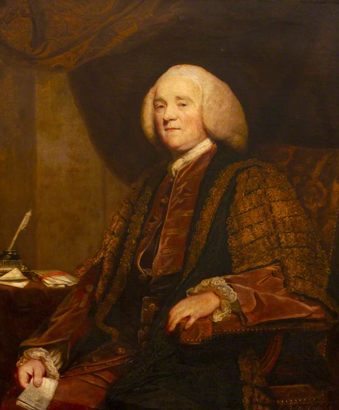 Order Art Reproductions The Right Honourable George Grenville (1712–1770), MP, as Chancellor of the Exchequer, 1767 by Joshua Reynolds | ArtsDot.com