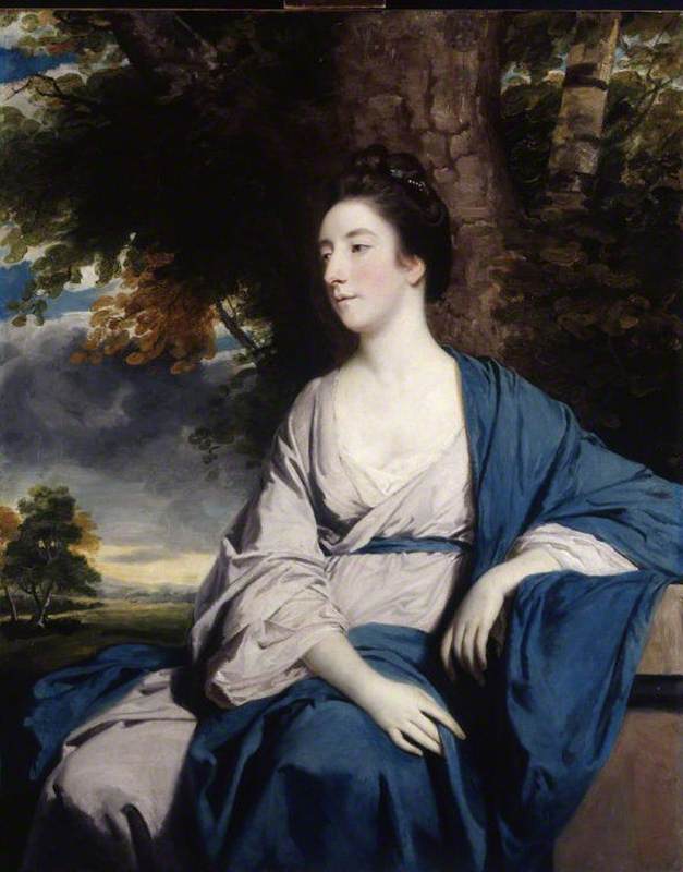 Order Paintings Reproductions The Honourable Mary Vernon (1739–1843), Mrs George (Adams) Anson, 1764 by Joshua Reynolds | ArtsDot.com