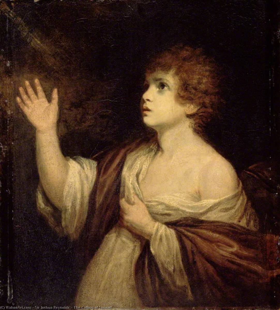 Buy Museum Art Reproductions The Calling of Samuel, 1776 by Joshua Reynolds | ArtsDot.com