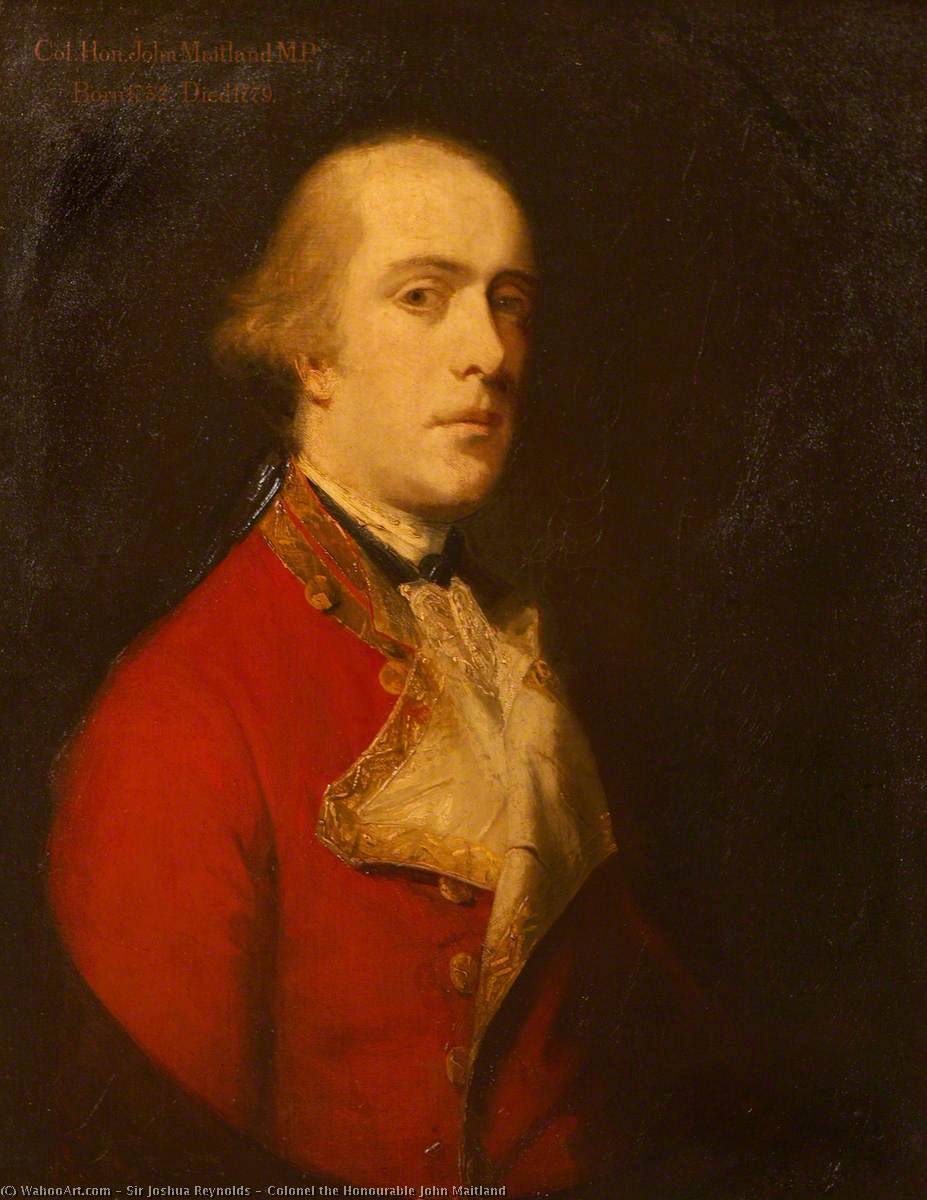 Order Oil Painting Replica Colonel the Honourable John Maitland by Joshua Reynolds | ArtsDot.com