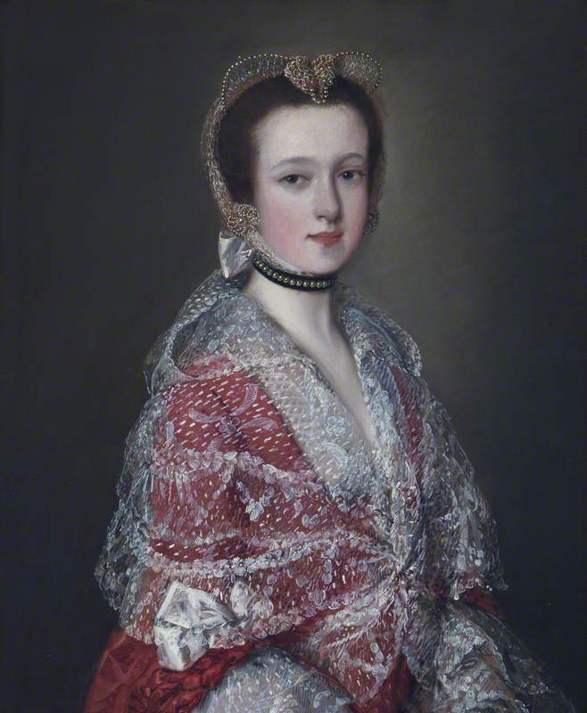 Buy Museum Art Reproductions Louisa Barbarina Mansel (1732–1786), Lady Vernon, 1753 by Thomas Gainsborough (1727-1788, United Kingdom) | ArtsDot.com