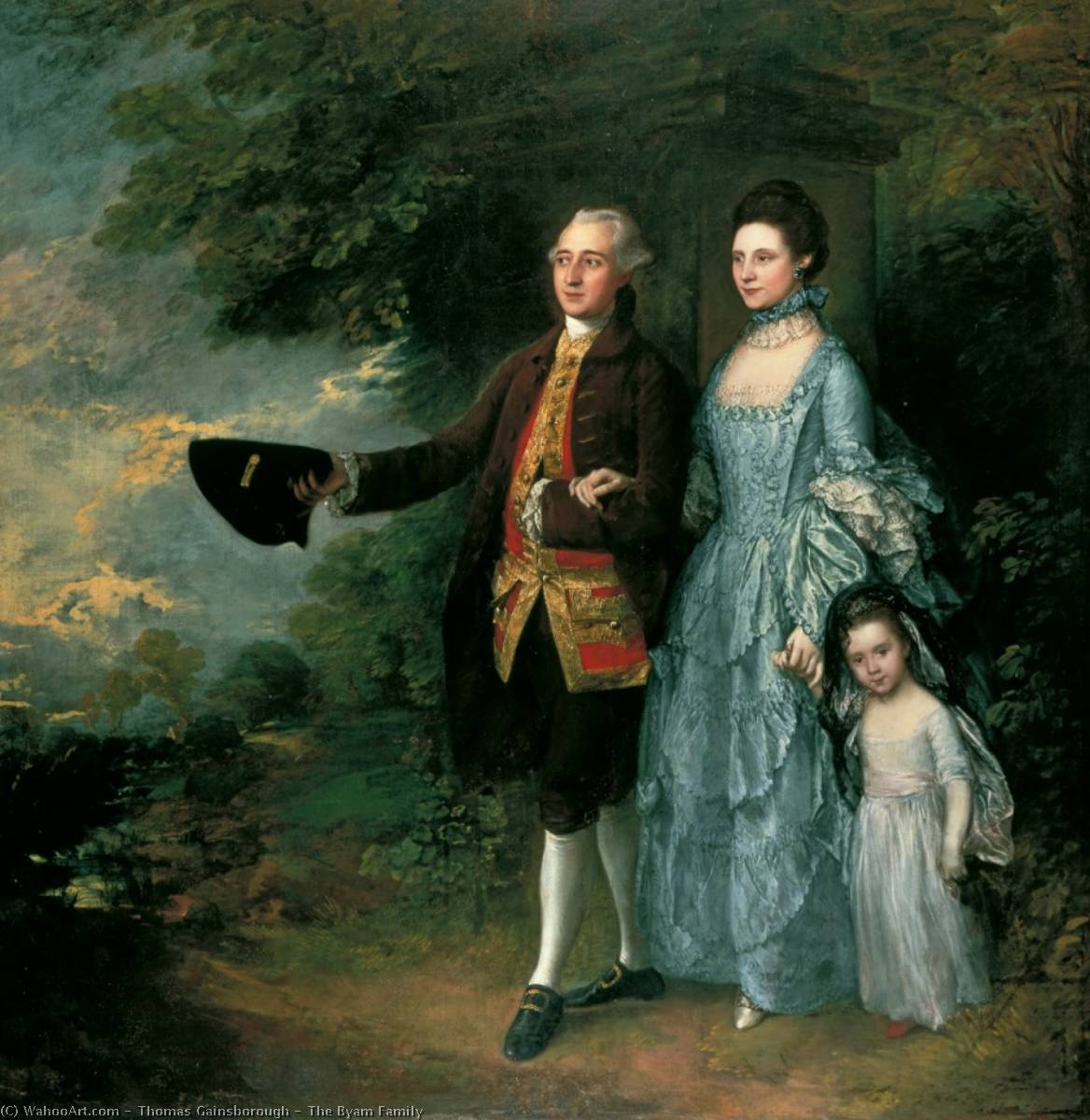 Buy Museum Art Reproductions The Byam Family, 1766 by Thomas Gainsborough (1727-1788, United Kingdom) | ArtsDot.com