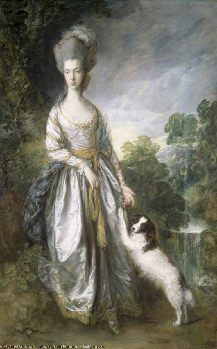 Order Art Reproductions Lady Brisco, 1776 by Thomas Gainsborough (1727-1788, United Kingdom) | ArtsDot.com