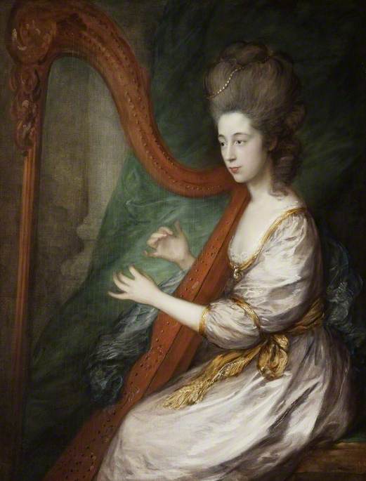 Order Art Reproductions Louisa, Lady Clarges (1760–1809) by Thomas Gainsborough (1727-1788, United Kingdom) | ArtsDot.com